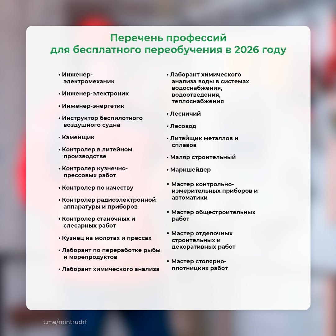 photo_2026-01-27_16-10-53 Плюс 27 профессий для ветеранов СВО: в Минтруда РФ обновили список для бесплатного переобучения