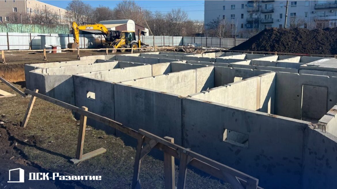 Новый шестиэтажный дом в Тельманово обещают сдать в конце текущего года: строительство уже идет