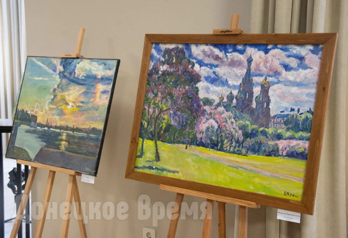 DSC_7161 «Красота и культура спасут мир»: в Донецке открылась выставка картин ленинградских художников